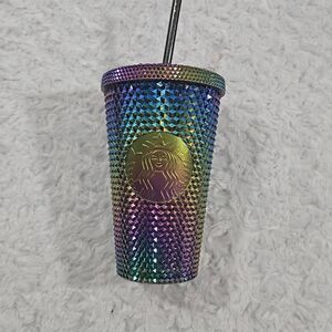 Starbucks Oil Slick Studded Grande 16 oz Cup Fall 2023 New